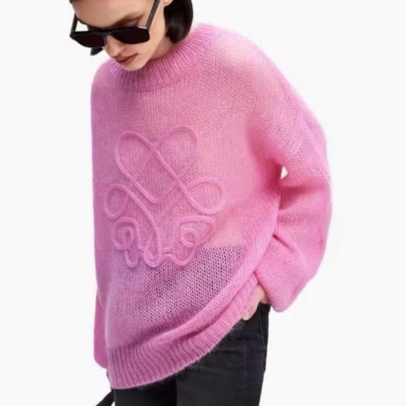 All Pink Cashmere Wool Blend Printed
Sweater Top
$89 $89 | Size: Various | - Picture 3 of 3